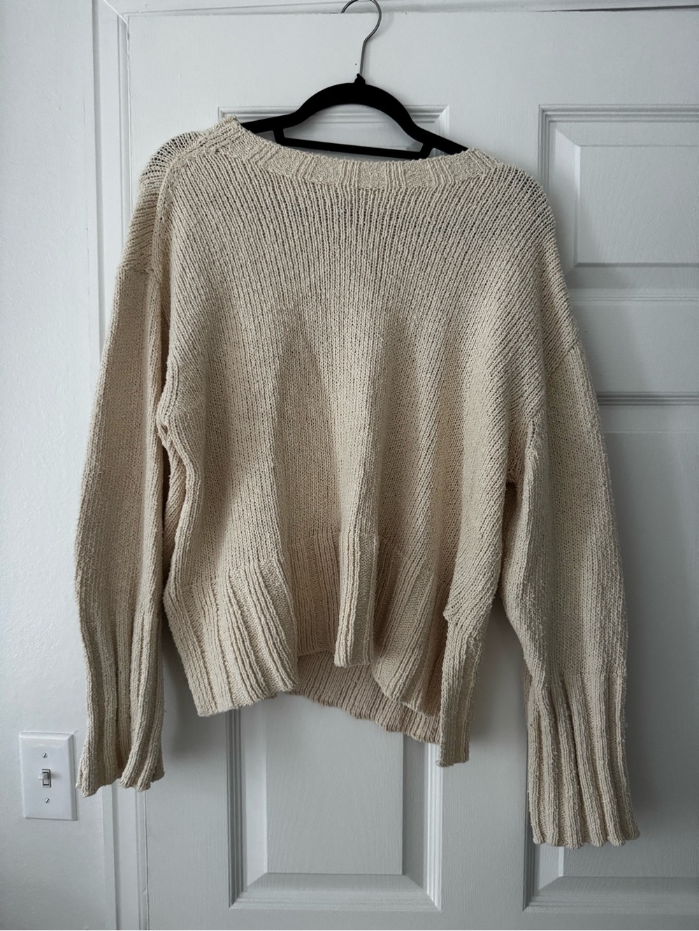 JCrew summery knit sweater